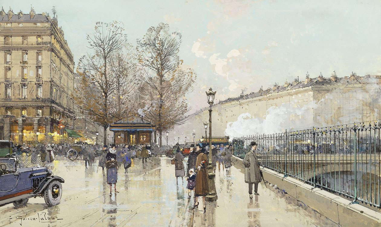 El Boulevard Pereire, París de Eugene Galien Laloue