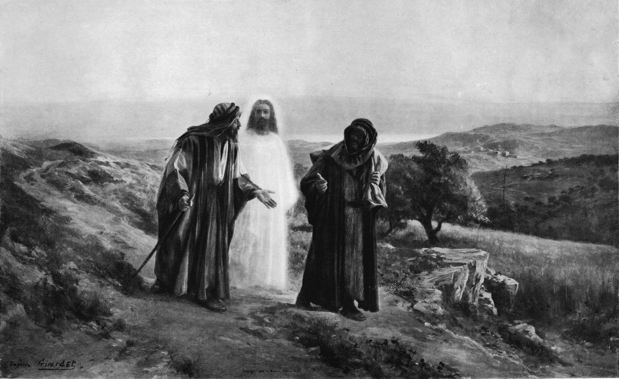 Discípulos en Emaús, c1905 de Eugene Alexis Girardet