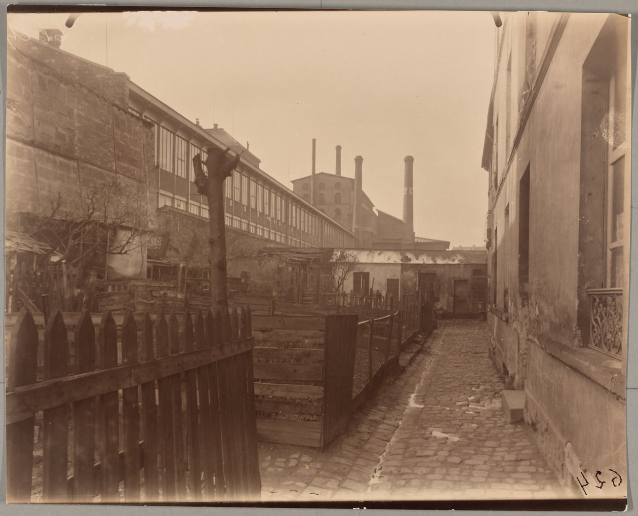 3, callejón des Reculettes de Eugène Atget