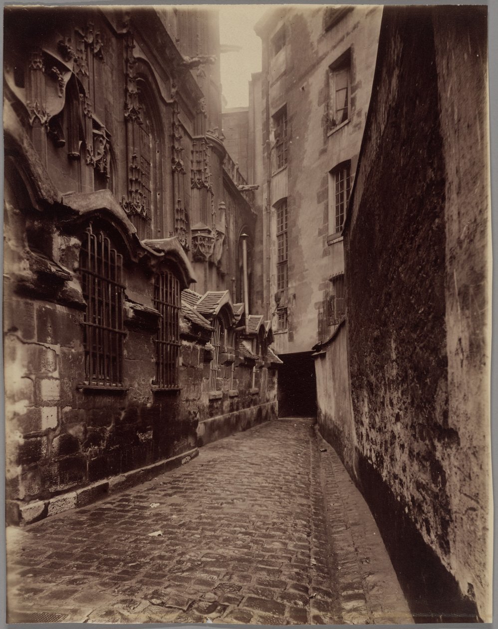 Antiguo osario de Saint-Gervais-Saint-Protais, rue François Miron de Eugène Atget