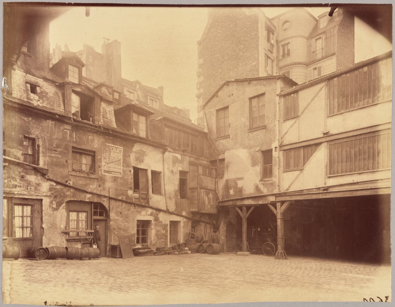 Posada del Caballo Blanco, rue Mazet 5 de Eugène Atget