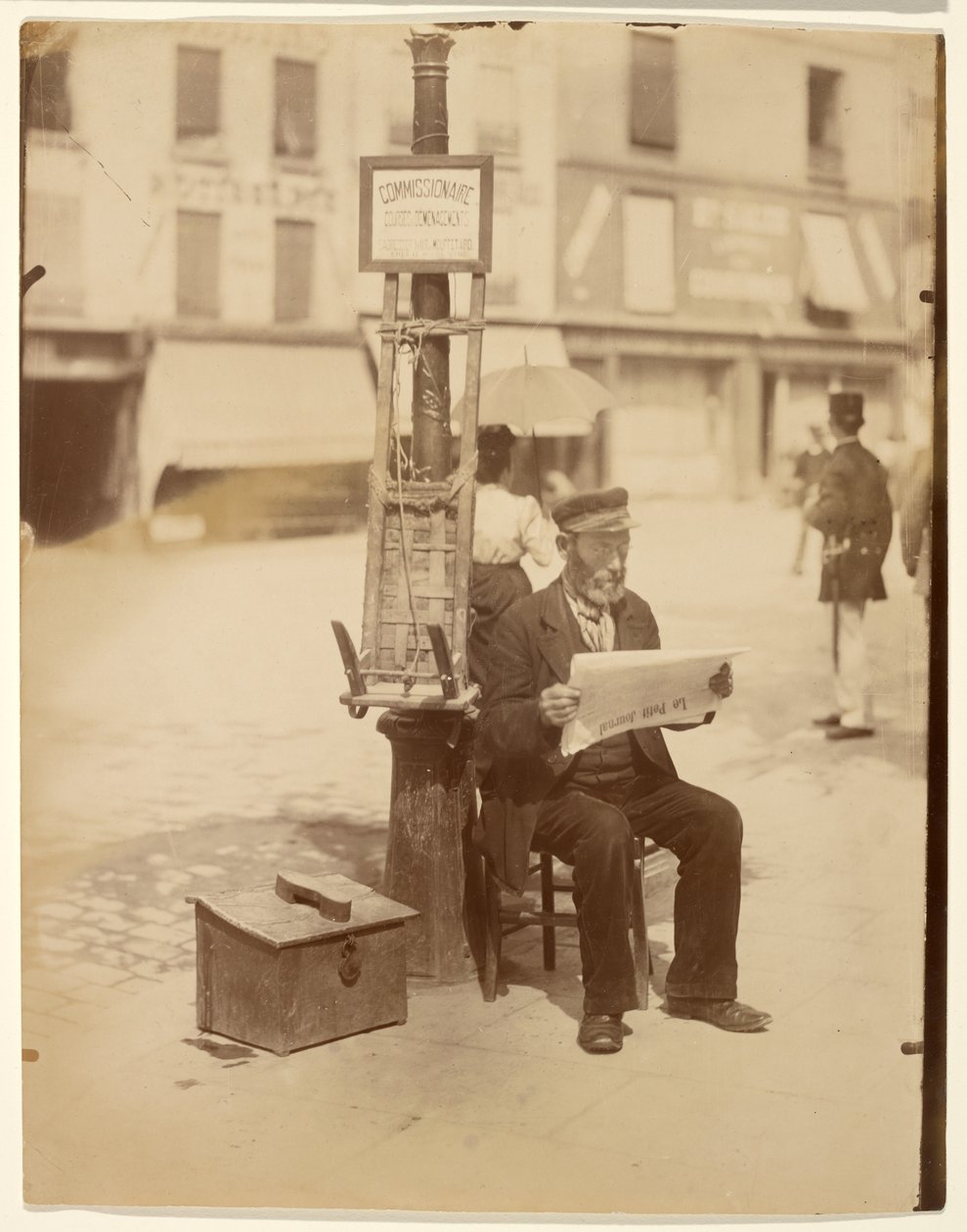 Comisionista (mozo de carga) de Eugène Atget