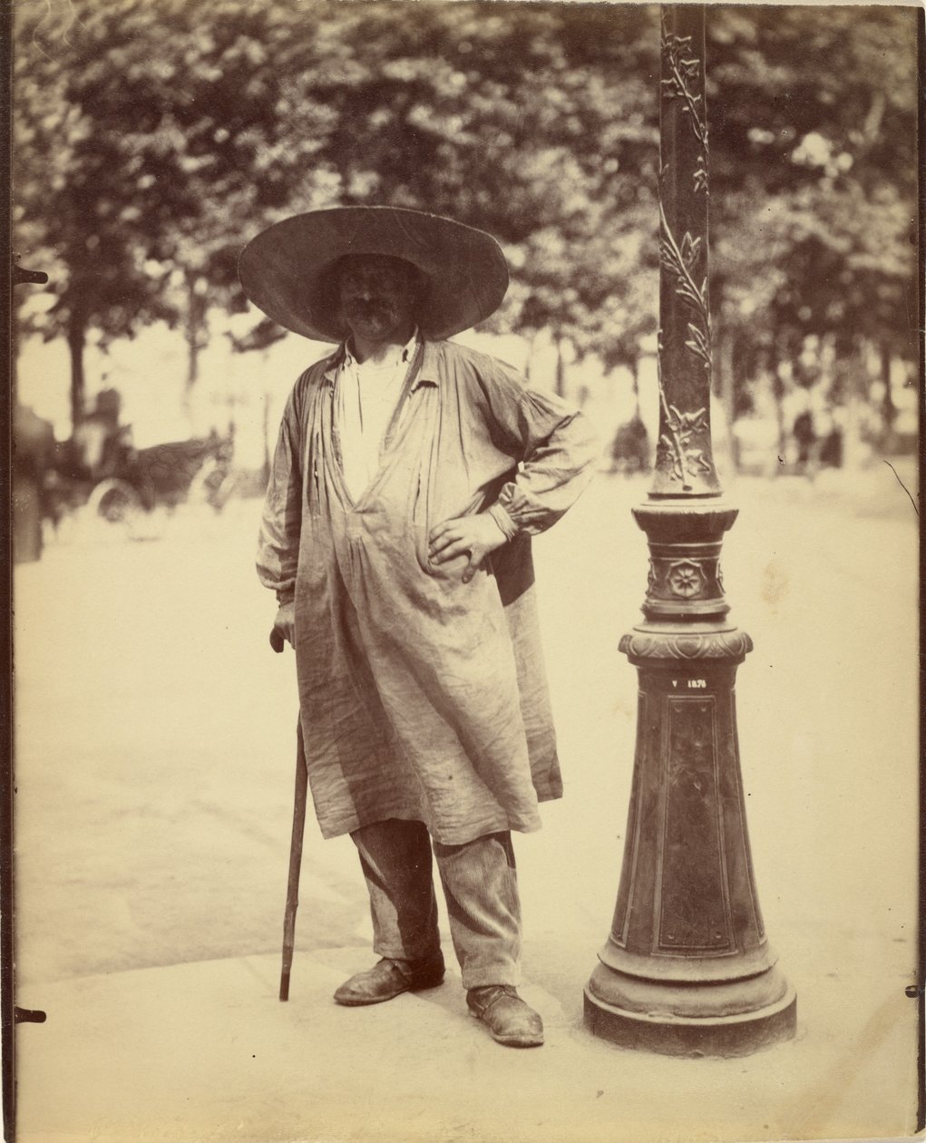Fort de la Halle (mozo de mercado) de Eugène Atget