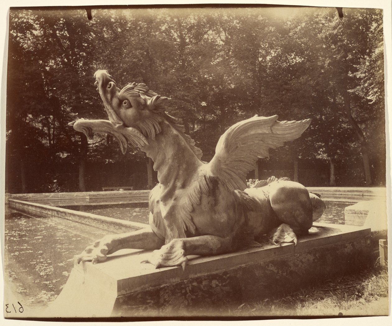 Gran Trianón, «Dragon», de Hardy de Eugène Atget