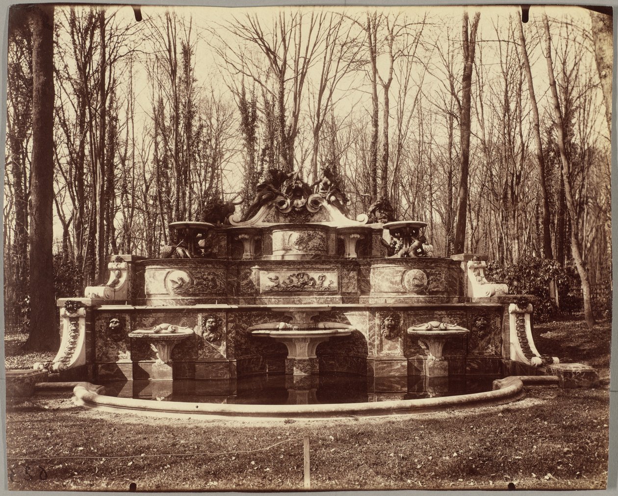 Gran Trianón, el aparador de Mansart de Eugène Atget