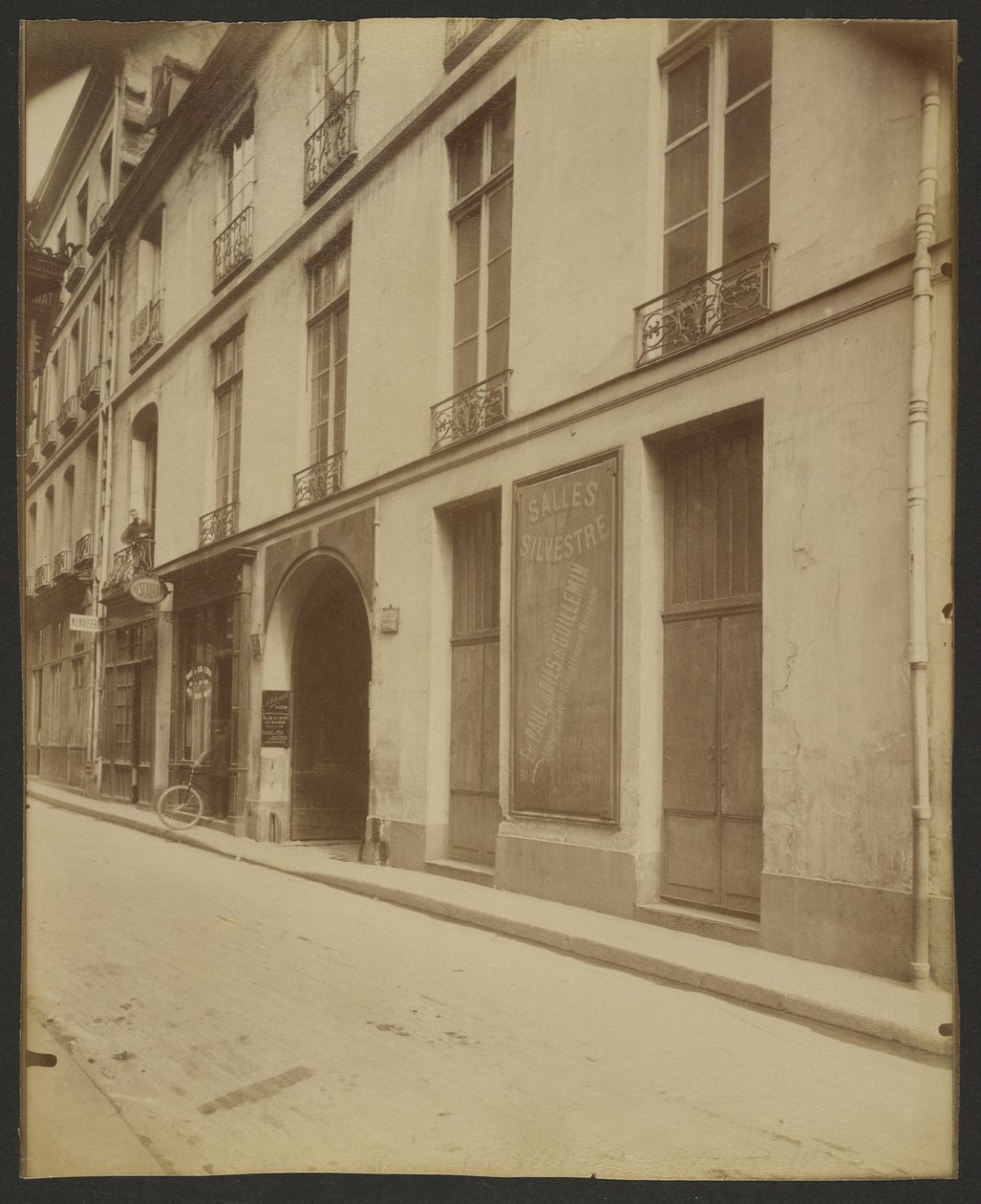 Hôtel de la Guillonière, 28 Rue des Bons-Enfants, Richelieu vivió allí (1°) de Eugène Atget