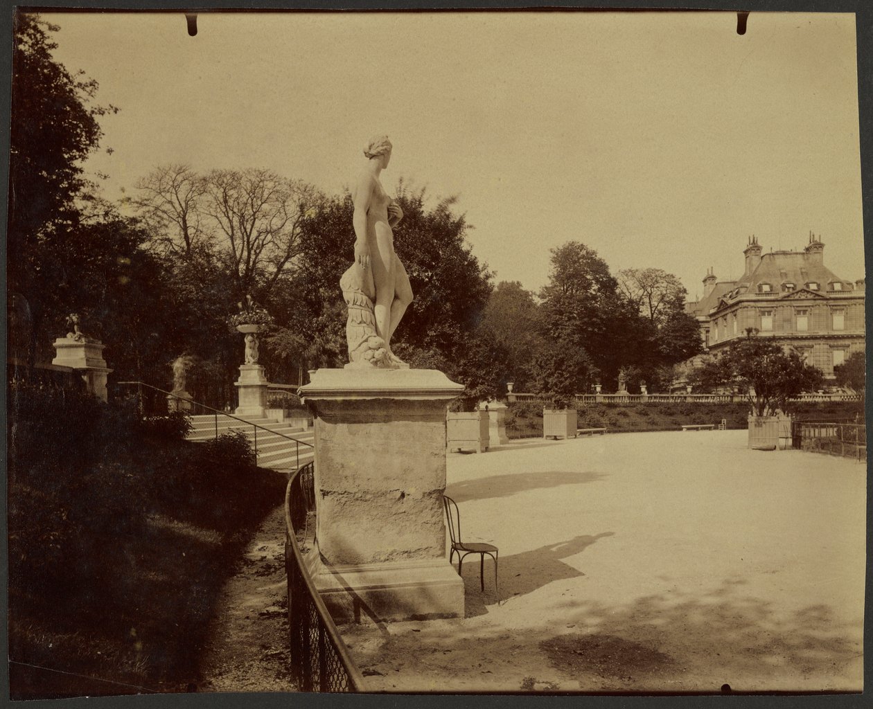 Jardín de Luxemburgo de Eugène Atget