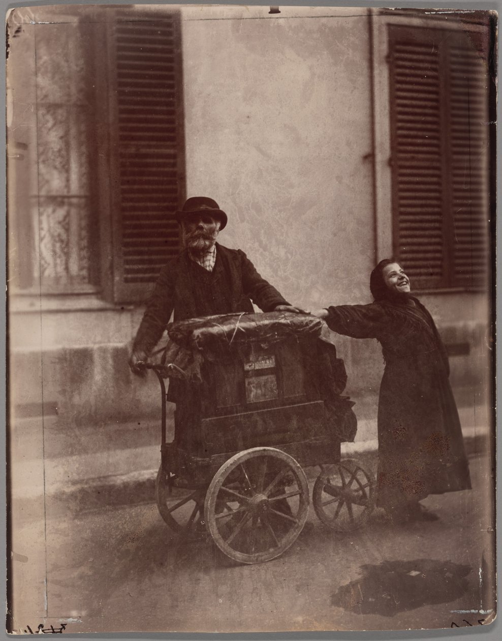 Organillero de Eugène Atget