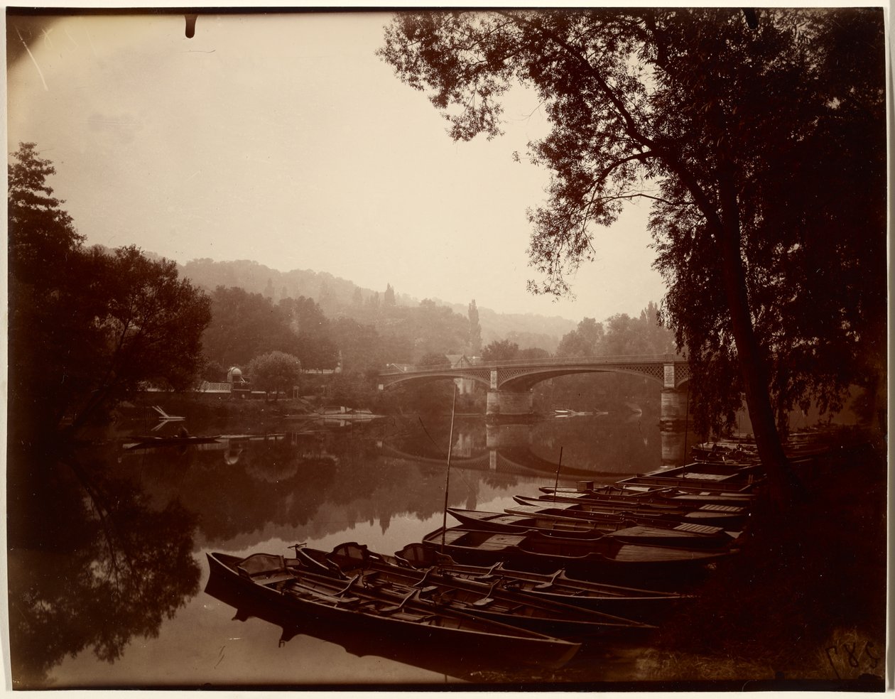 El Marne en La Varenne de Eugène Atget