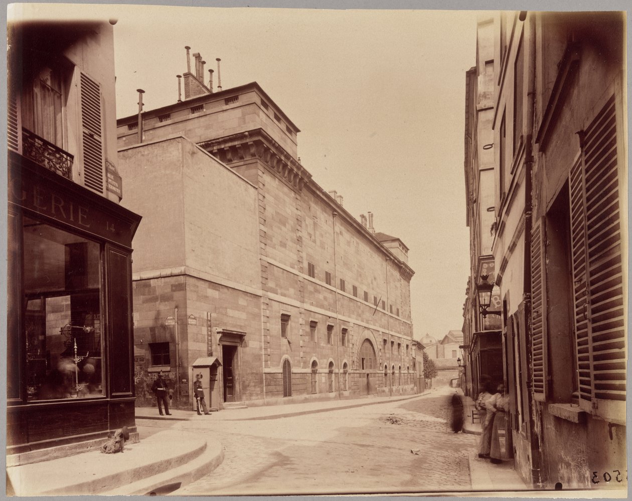 La prisión Sainte-Pélagie, rue du Puits-de-l