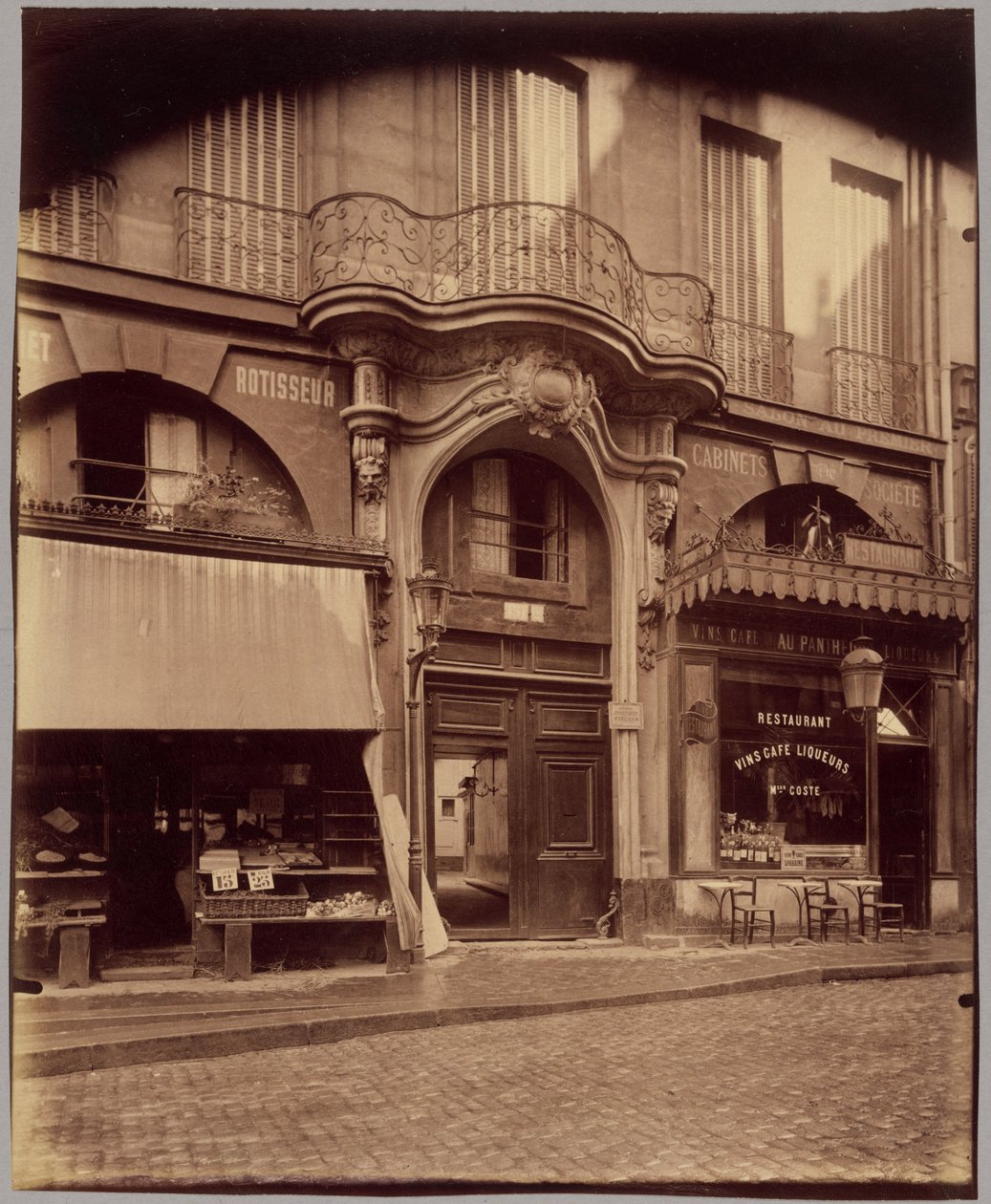 Casa de la calle Saint-Jacques de Eugène Atget