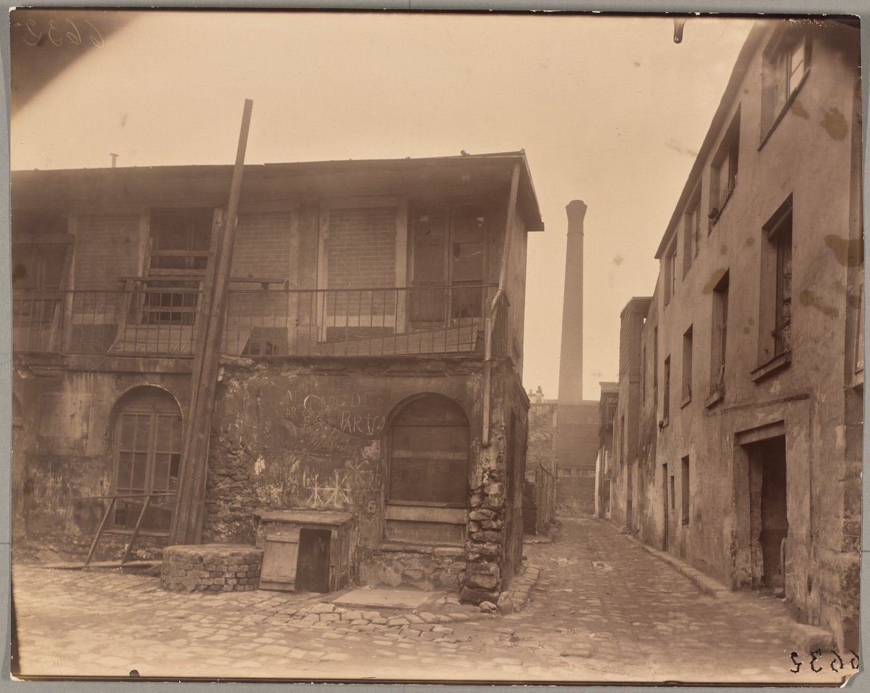 Pasaje Moret, callejón de los Gobelins de Eugène Atget