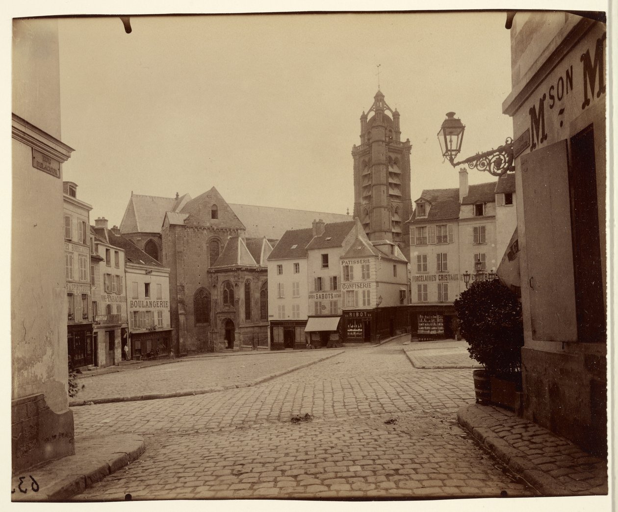 Pontoise, Place du Grand Martroy de Eugène Atget
