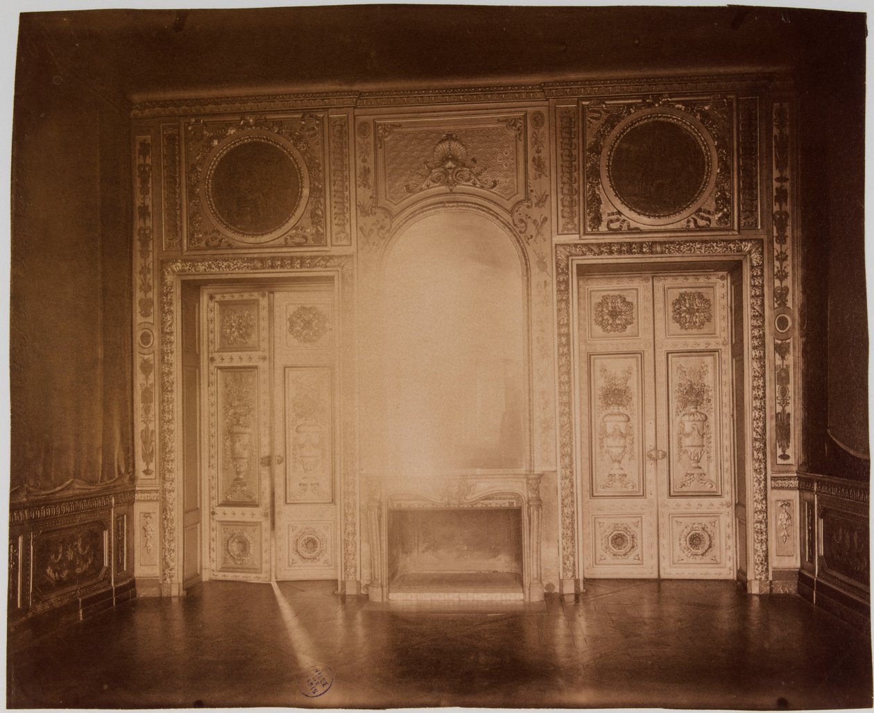 Salón, interior del hotel de Lauzun de Eugène Atget