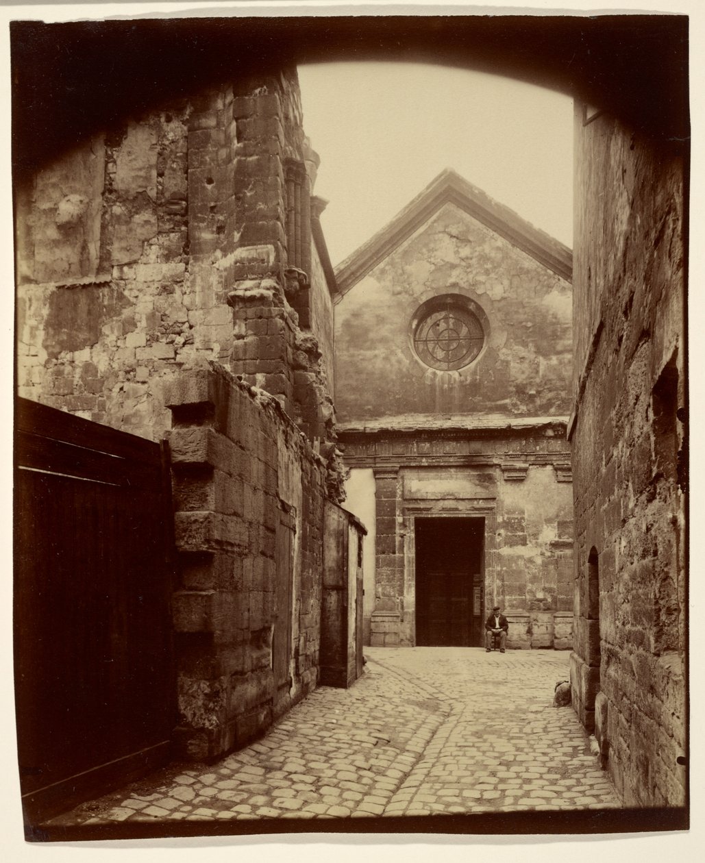 Portal de Saint-Julien-le-Pauvre de Eugène Atget