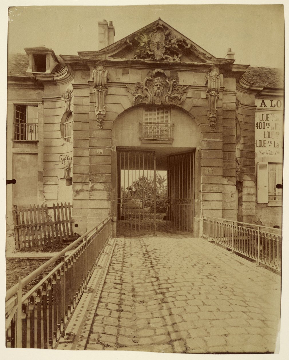Stains, antiguo pied-à-terre de los duques de Orléans de Eugène Atget