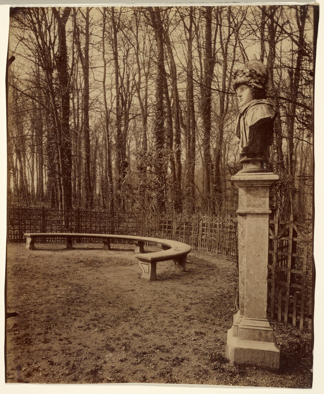 Versalles, Bosquecillo del Arco del Triunfo (Escultura, el Parque de Versalles) de Eugène Atget