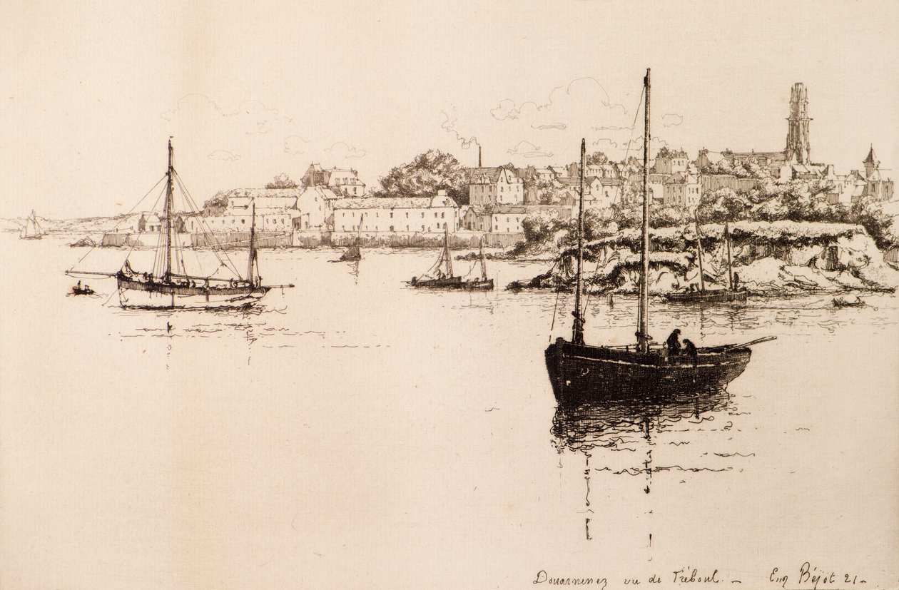 Dourarnenez Vu de Treboul de Eugene Bejot