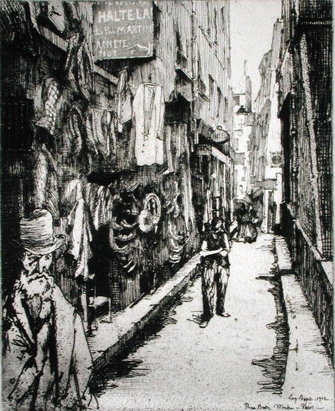 Calle parisina, de 