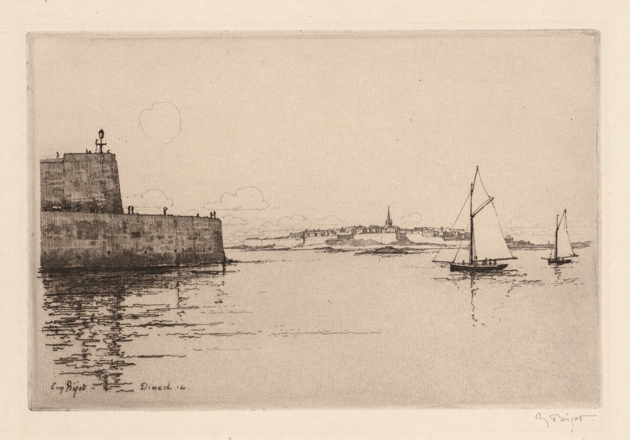 Saint-Malo visto desde Dinard de Eugene Bejot