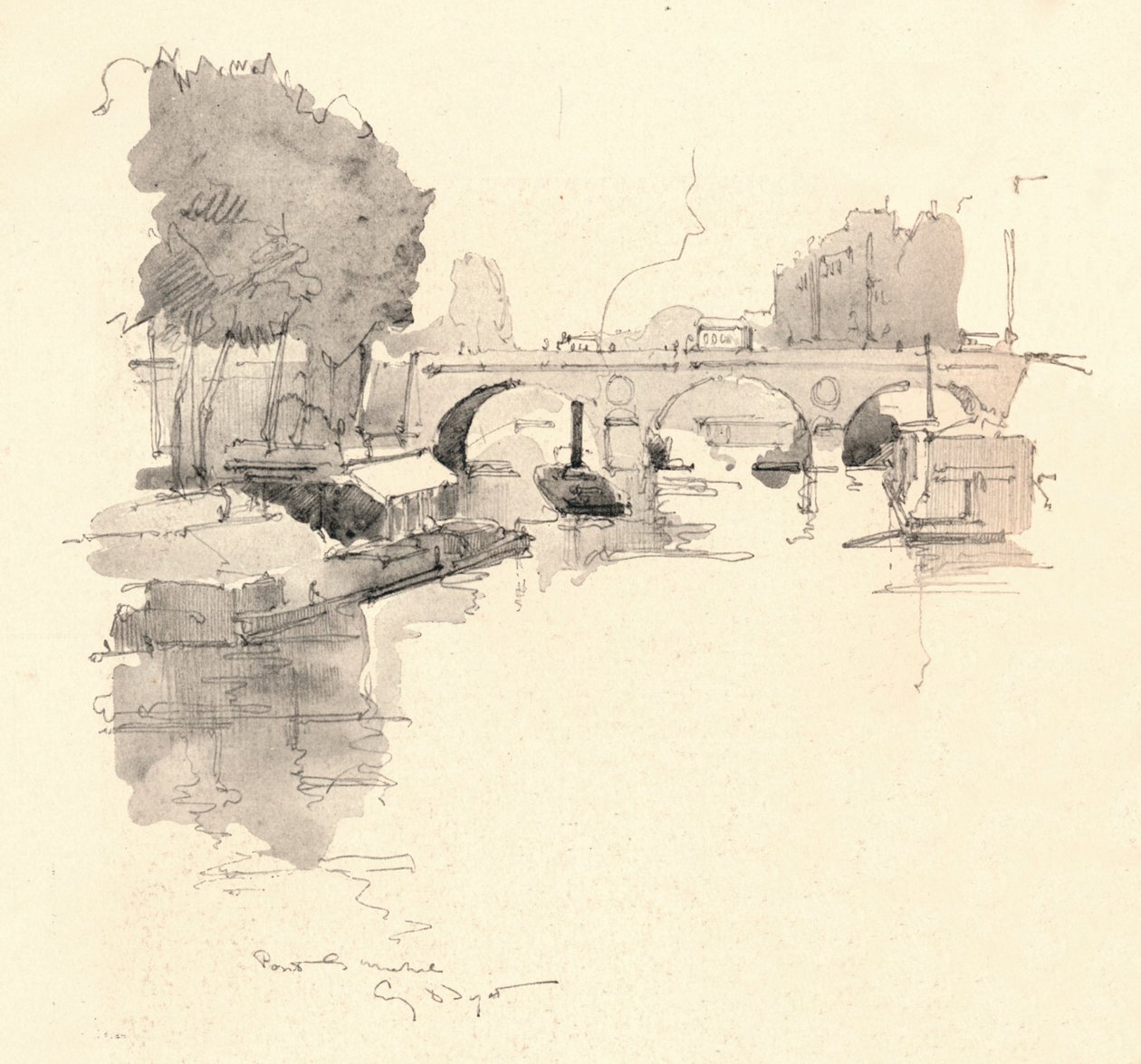 El Puente St Michel de Eugene Bejot