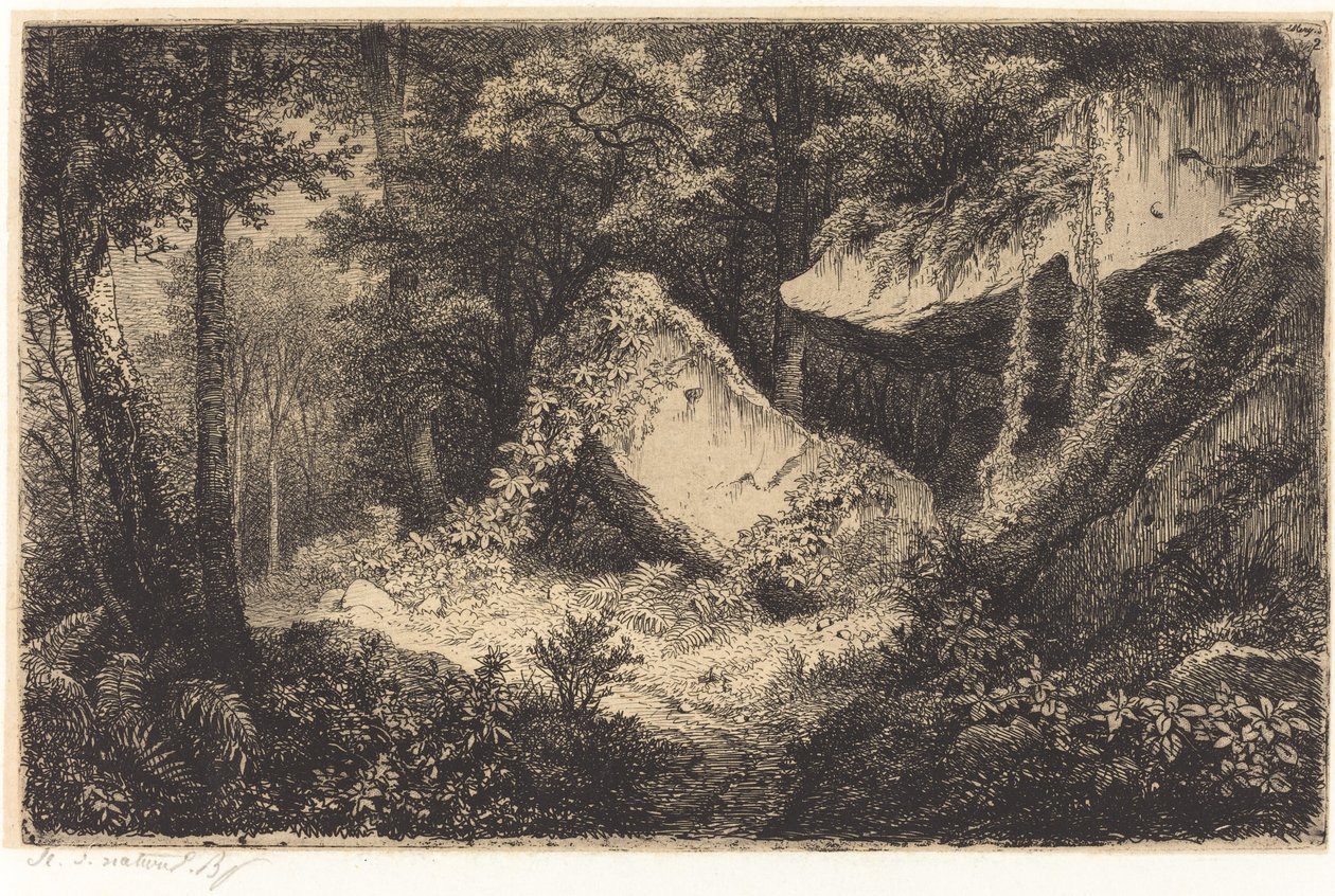 Les roches blanches, publicado en 1849 de Eugene Bléry