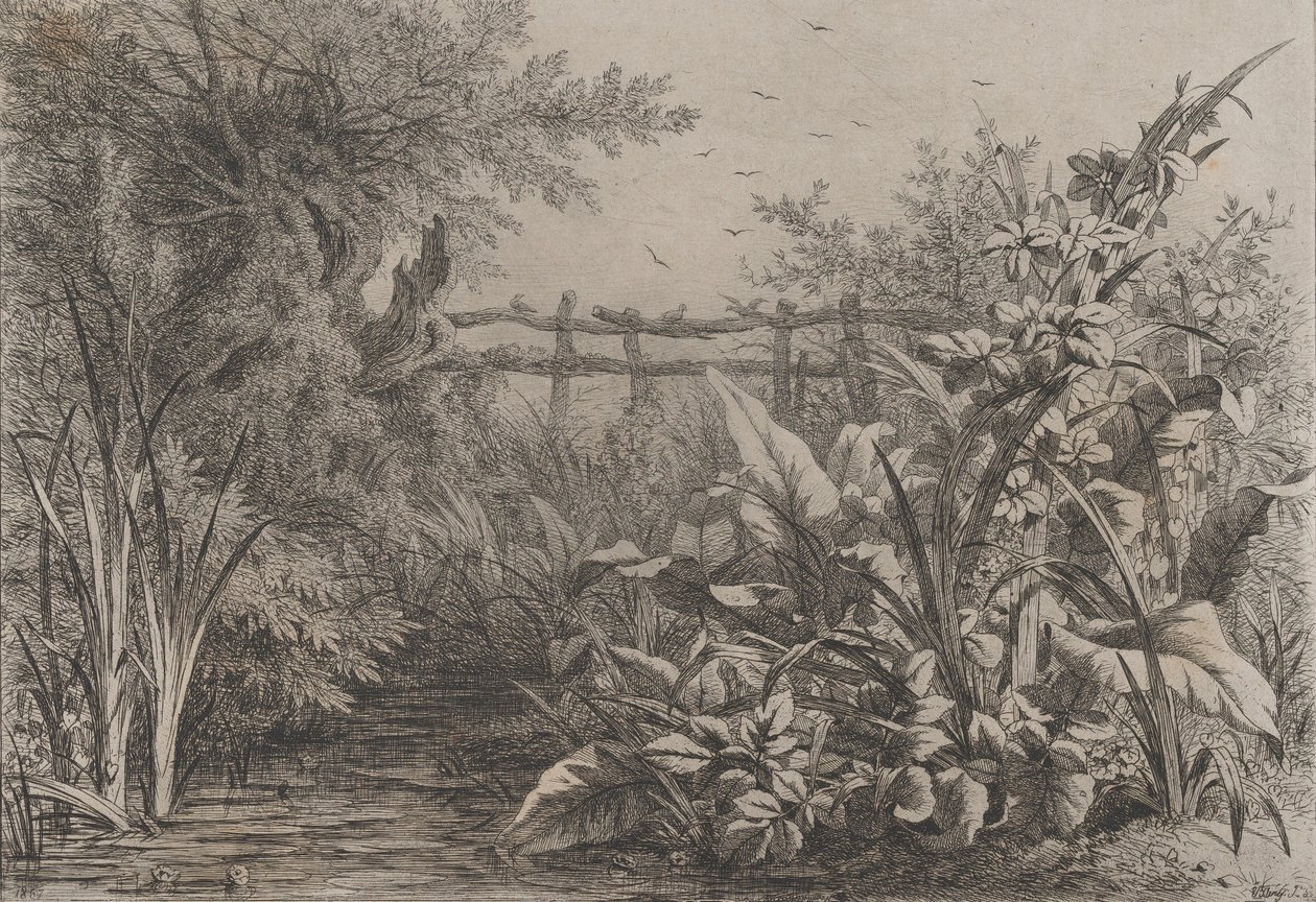 El Estanque, 1857 de Eugene Bléry