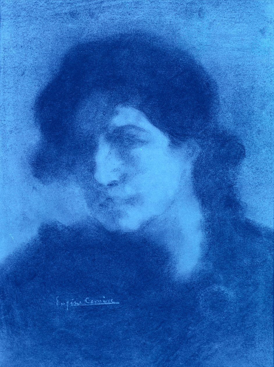 Retrato de una mujer de Eugène Carrière