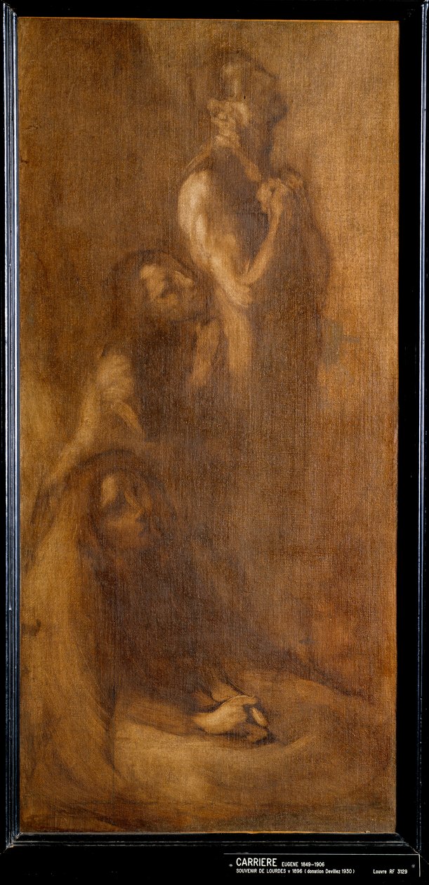 Recuerdo de Lourdes de Eugène Carrière