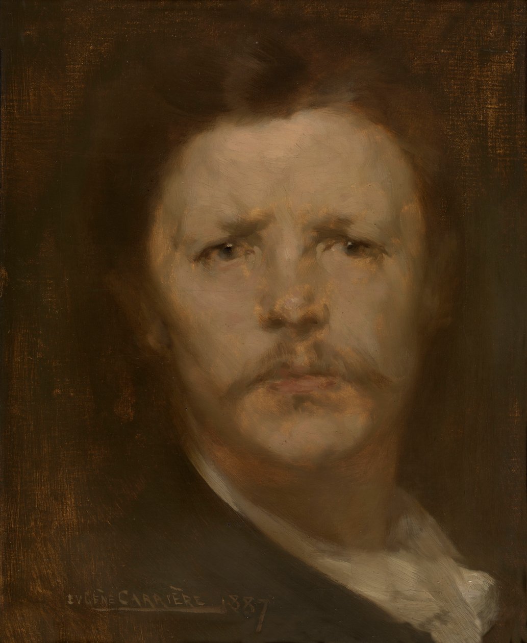 Autorretrato de Eugène Carrière