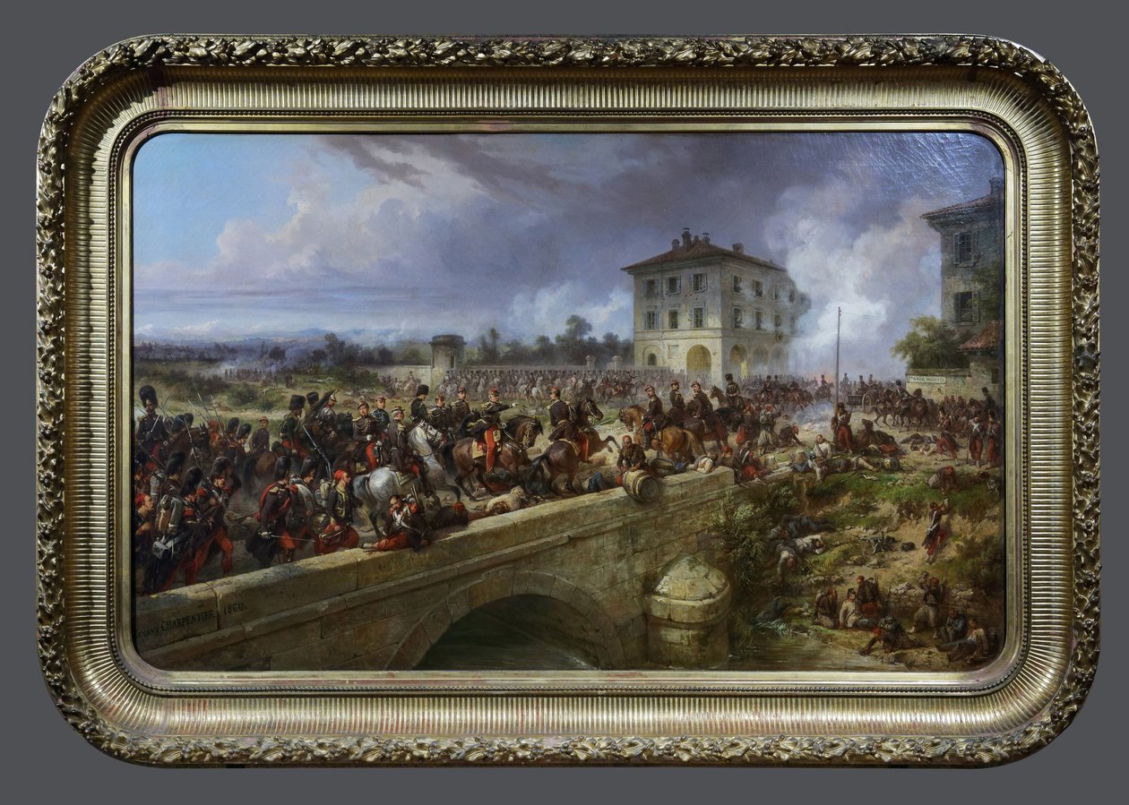 La Guardia Imperial en el Puente de Magenta, 4 de junio de 1859 de Eugene Charpentier