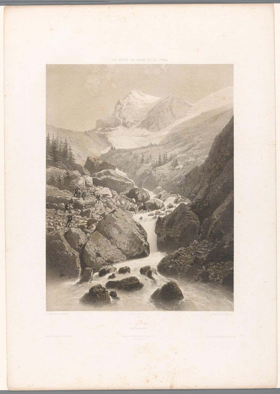 Paisaje de montaña con vistas al Eiger L