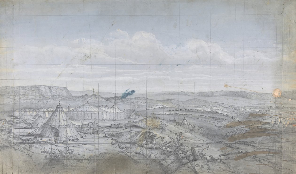 Diseño para un escenario en la Ópera, París, 1830-90 de Eugene Ciceri