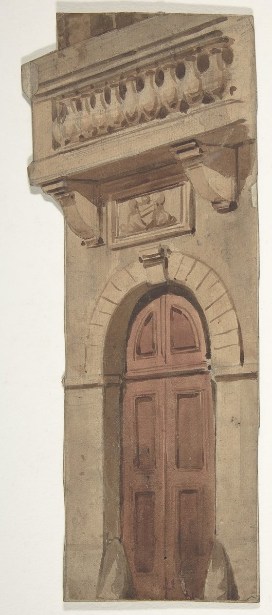 Diseño para un Escenario en la Ópera, París, 1830-90 de Eugene Ciceri