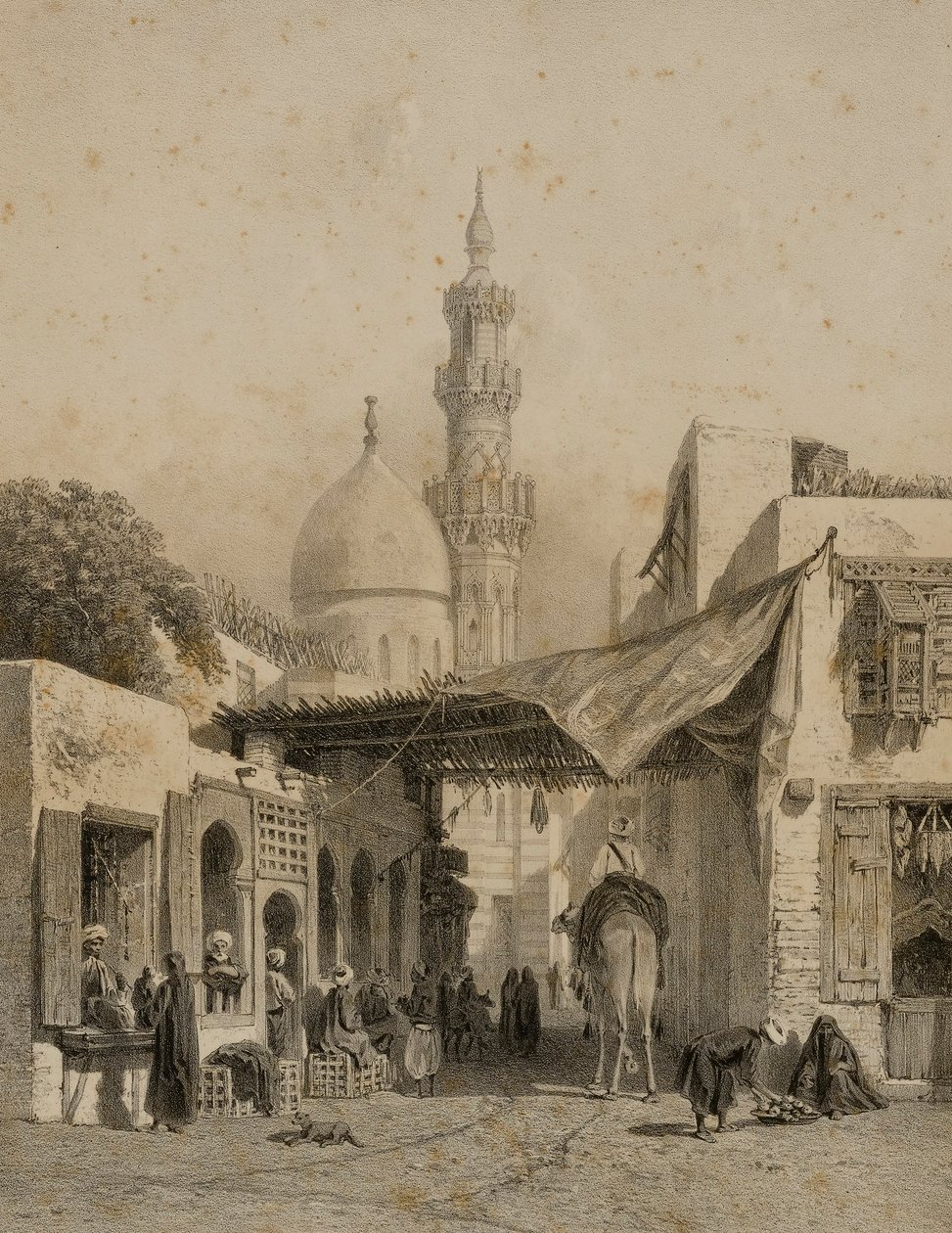 Mezquita Aboulala de Boulaq de Eugene Ciceri