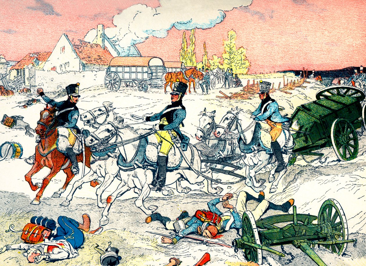 Transporte militar del Primer Imperio Francés de Eugene Courboin