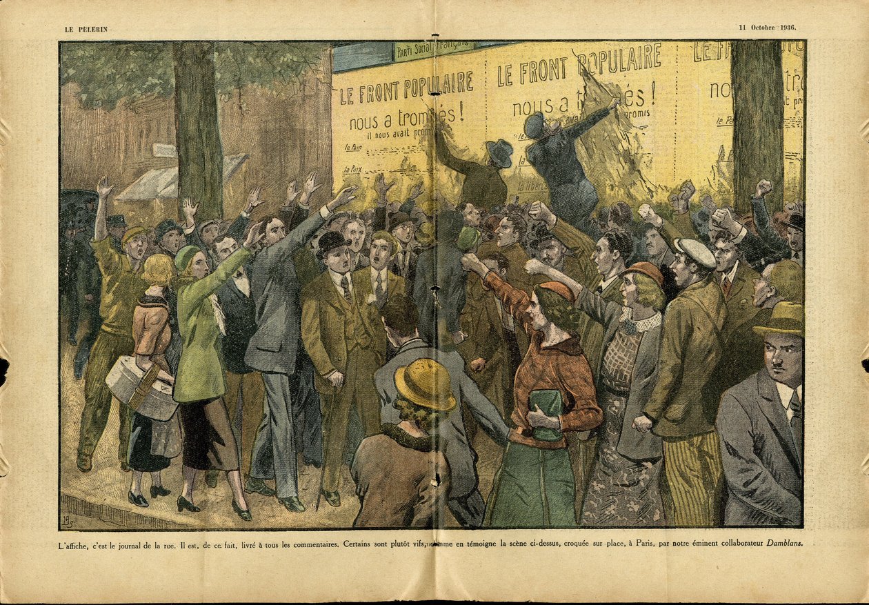 Ilustración de Eugene Damblans en Le Pelerin de Eugene Damblans