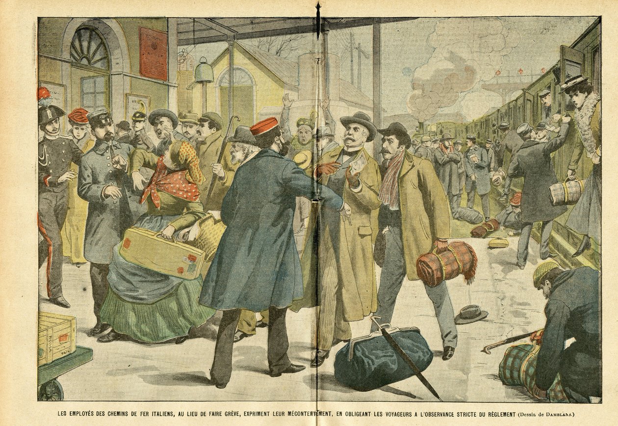 Ilustración de Eugene Damblans en Le Pelerin de Eugene Damblans