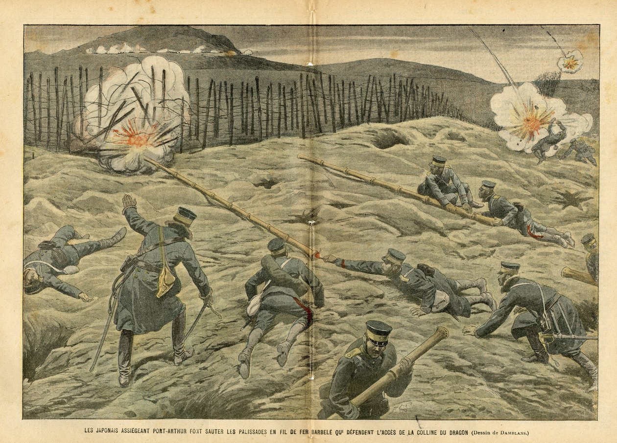 Ilustración de Eugene Damblans (1865-1945) en Le Pelerin de Eugene Damblans
