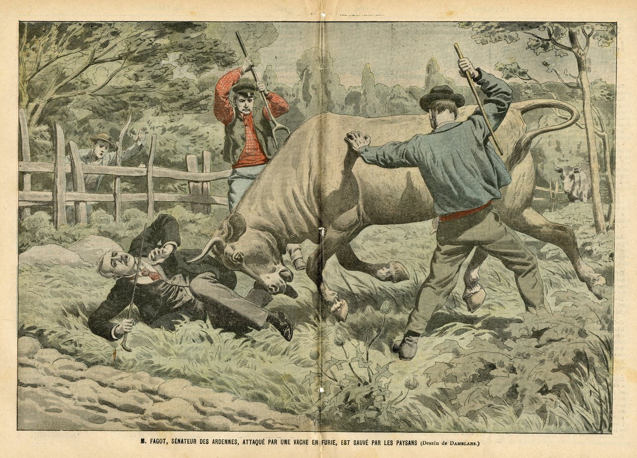 Ilustración de Eugene Damblans (1865-1945) en Le Pelerin de Eugene Damblans