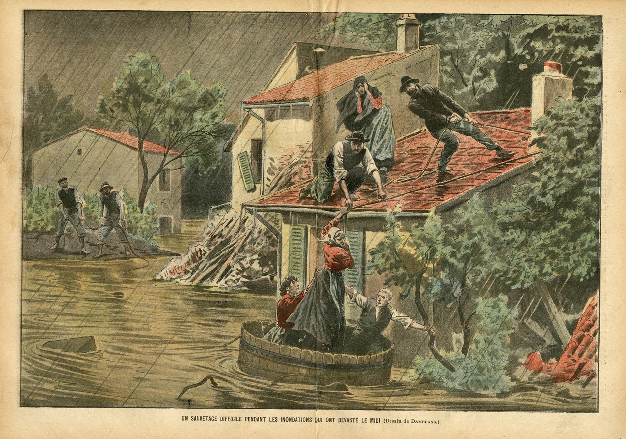 Ilustración de Eugene Damblans (1865-1945) en Le Pelerin de Eugene Damblans
