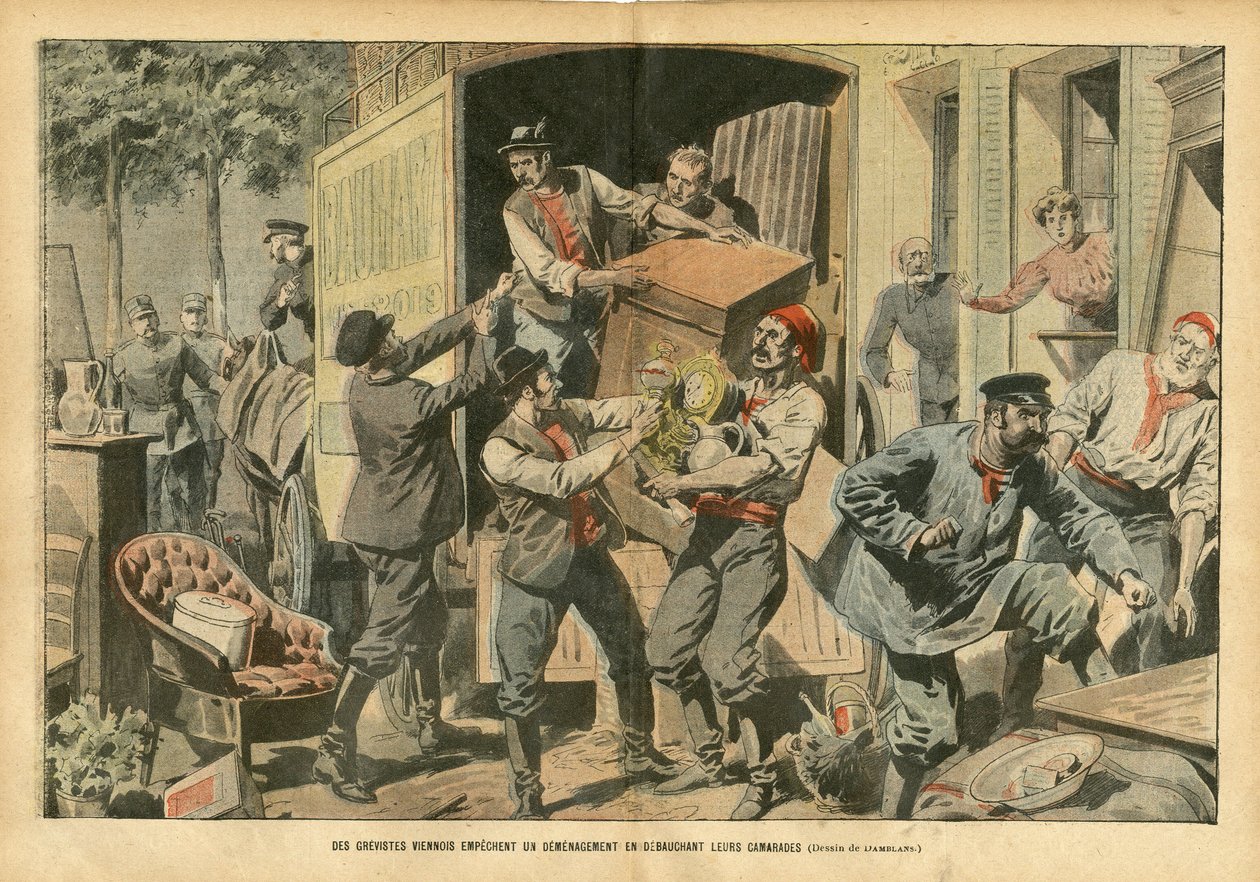 Ilustración de Eugene Damblans (1865-1945) en Le Pelerin de Eugene Damblans