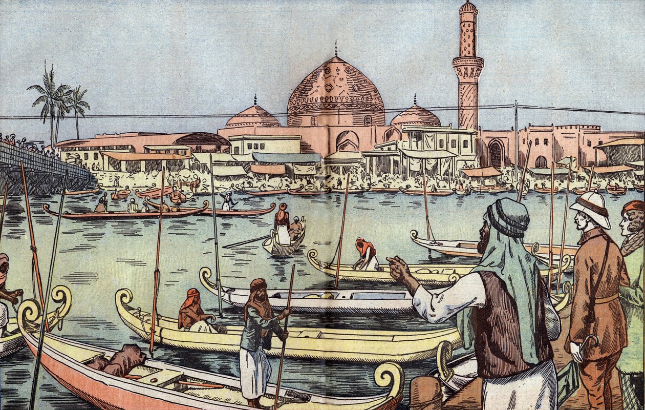 Mada Ashar, ilustración de Damblans del periódico francés "Le Pelerin" 29 de enero de Eugene Damblans