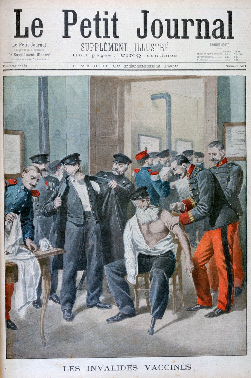 Vacunaciones de los viejos soldados, París, 1900 de Eugene Damblans