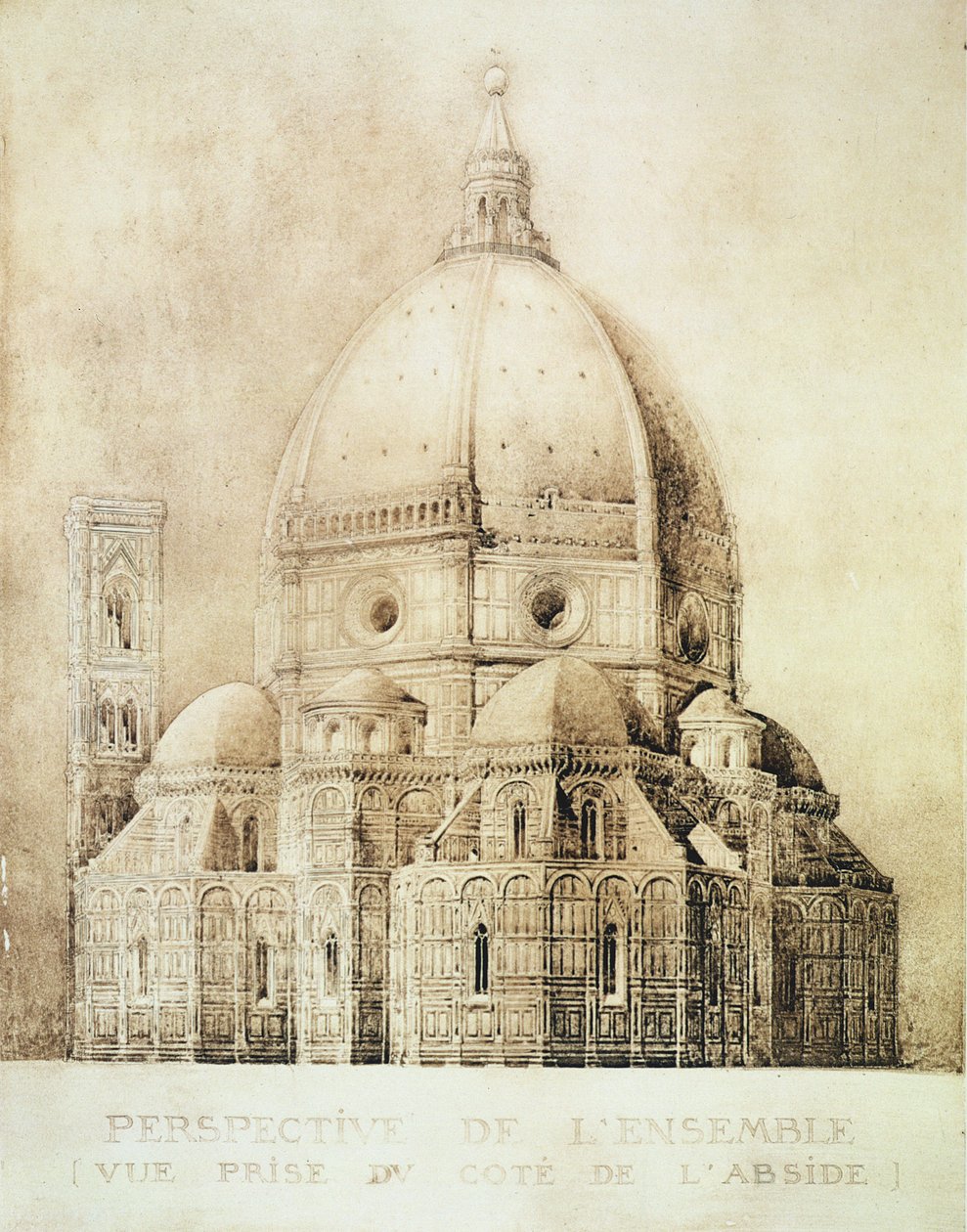Catedral de Florencia desde el Este, de 