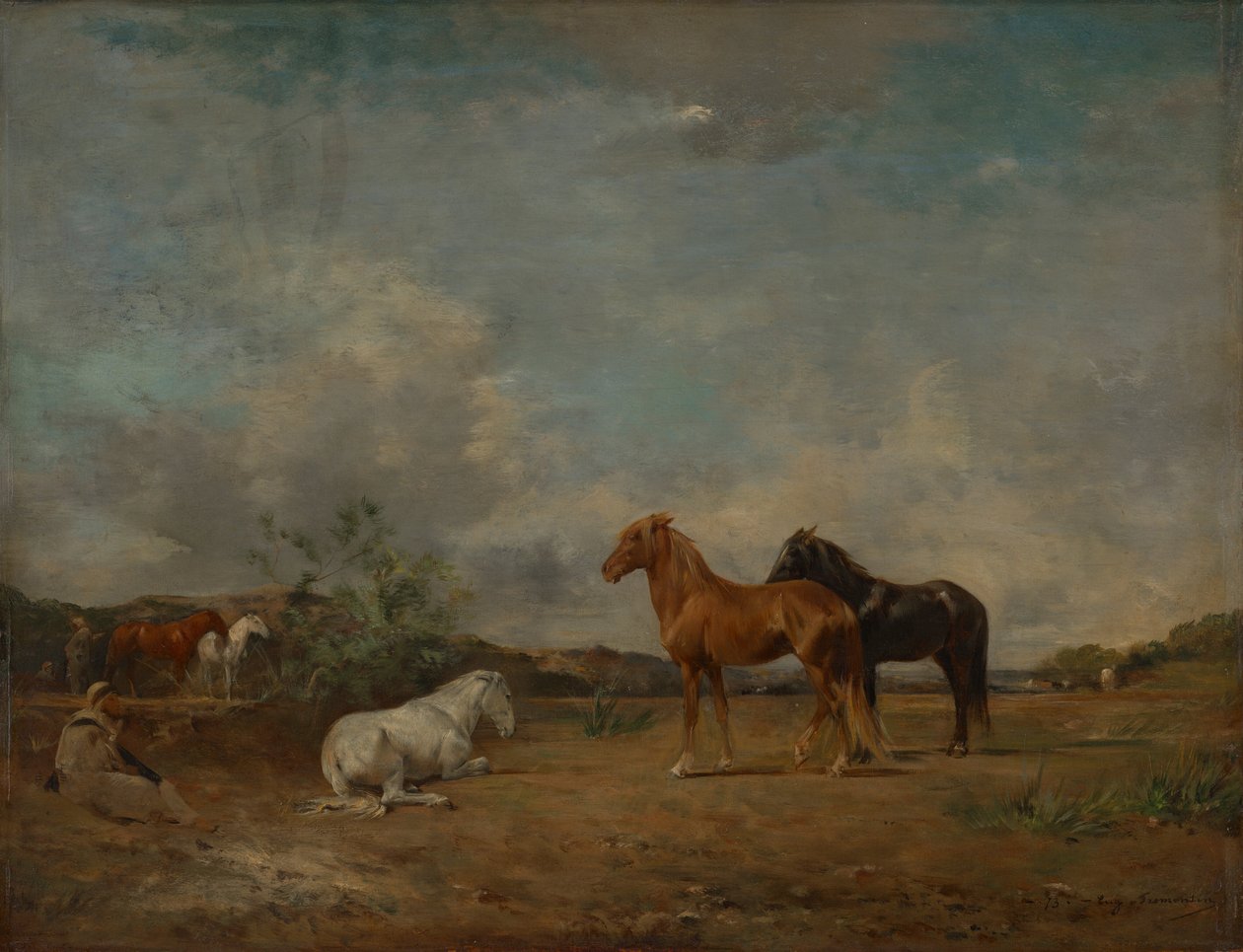 Campamento árabe de Eugène Fromentin