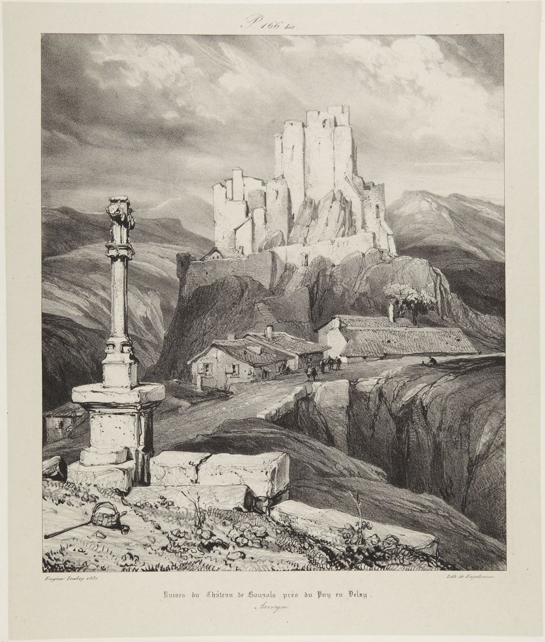 Castillo de Bouzals de Eugene Isabey