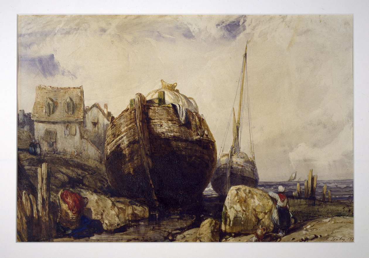 Barcos de pesca de Eugene Isabey