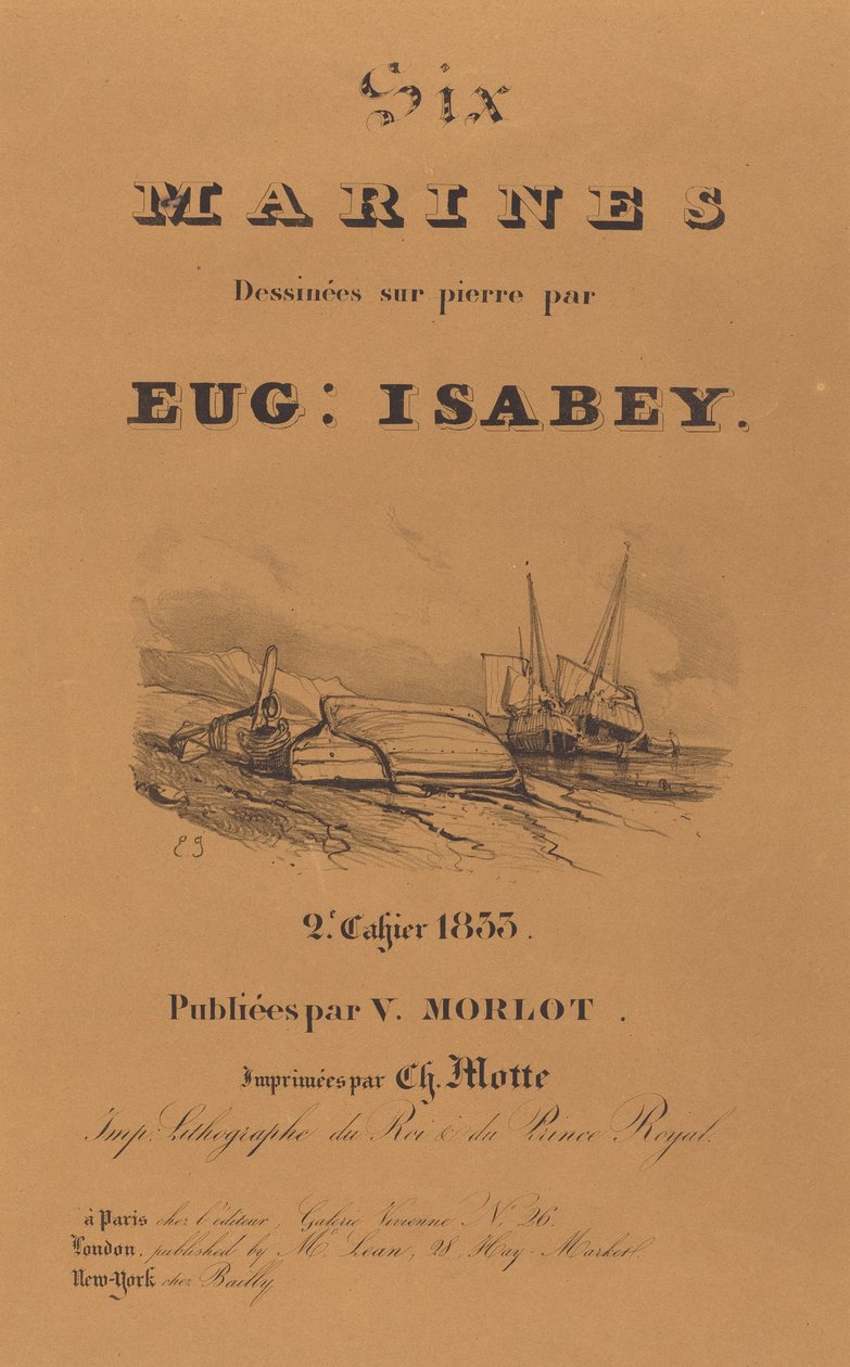 Sechs Marinesoldaten de Eugene Isabey
