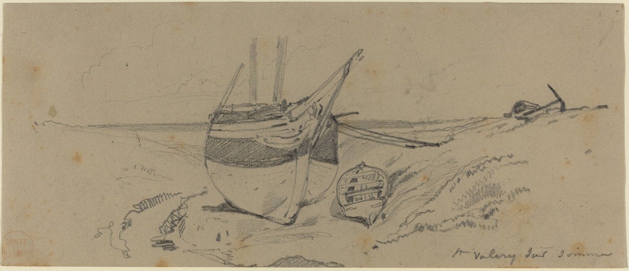 San Valery sur Somme de Eugene Isabey